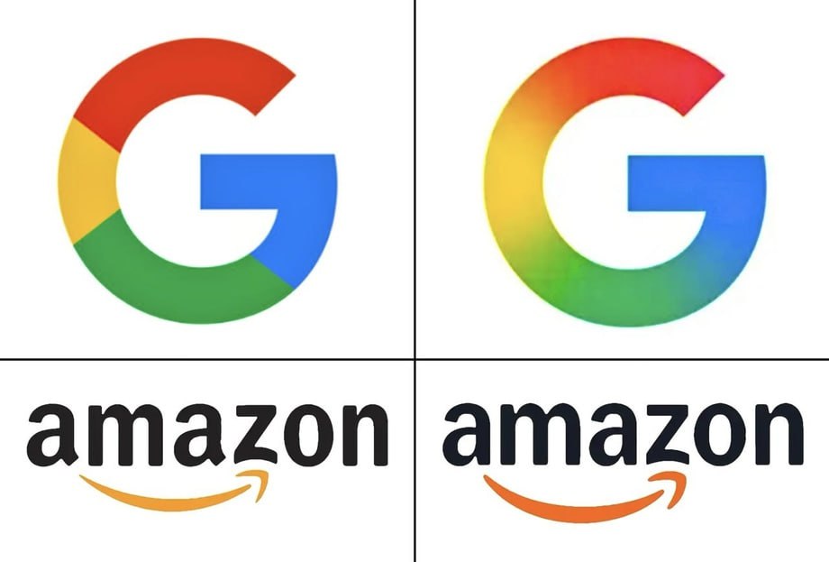 Google va Amazon logotiplari yangilandi